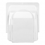 Plastikust uksekella vihmakate, l&auml;bipaistev veekaitse, veekindel kaitse, juurdep&auml;&auml;sukontrolli kinnitus