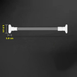 Pikendatav riidepuu Multifunktsionaalne du&scaron;ikardinapuud Reguleeritavad riidepuud Roostevabast terasest Lihtne tugivarda tarvikud Retractable 50-80CM