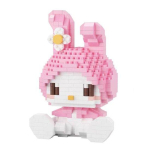 Nanoblock Sitting My Melody 454 tk (PCS) white