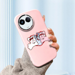 T&auml;isv&auml;rviline h&otilde;bedase servaga objektiiv Rasvane korpus Pehme TPU vedel silikoonkate P&otilde;rutuskindel telefoni&uuml;mbris OPPO Reno Realme OnePlusi jaoks Realme Narzo N55 roosa