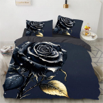 3D Voodipesukomplekt Luksuslik Tekikotikomplekt Voodikomplekt Tekikott 220x240 Padjap&uuml;&uuml;riga Tekikoti kate Voodipesukomplektid Sinine liblikas EU Single 135x200cm