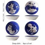 Uus Madal/S&uuml;gav Kassi Kastmen&otilde;ude Komplekt 4tk Keraamiline Sojakaste Maitseaine Majapidamislik Dipikaste Sushi Kaste Suupisten&otilde;u Lauan&otilde;ud