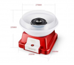 Puuvillakommi masin 1 tk Lastele Kodu Automaatne K&otilde;rgekvaliteediline K&uuml;psetusv&auml;rv S&uuml;nnip&auml;evakingitus Pidu Saab teha K&otilde;va Kommi punane