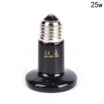 Paksendatud infrapuna keraamiline soojuskiirguse lambipirn roomajate lemmikloomadele 25W