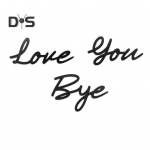 Love You Bye Silt Puidust seinakunstisilt Armastuseteemaline sissep&auml;&auml;su seinakaunistus koju S&otilde;brap&auml;eva esiku fuajeesisustus Kodus&otilde;u kingitus pruun