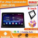 Android Jeep Commanderile (2005-2010) Autoraadio DSP GPS Multimeedia Videom&auml;ngija Juhtmevaba CarPlay Android Auto 2din Stereo 4 core 1GB+32GB carplay