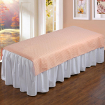 Massage Table Cover Cosmetic Salon Spa Couch Cotton Bedsheet 4 Size for choice Beige 80x200cm