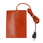 300W 110V/220V Auto mootori &otilde;lipanni k&uuml;ttepadi USA/EU pistikuga Mootori&otilde;li paagi veekindel silikoonk&uuml;ttepadi 15x20cm