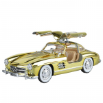 1/24 Benzs 300SL Sulamist Automudel Valatud Metallist Klassikalised Galvaniseeritud S&otilde;idukid Automudel Simulatsioon Heli ja Valgus Laste Kingitused kuldne