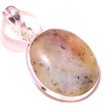 Lemon Chrysoprase Gemstone Handmade Engagement Gift Jewelry Pendant 1.9 o7t58
