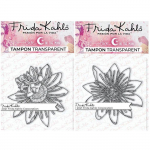 2 Tampons transparents - Passiflore 1 + Passiflore 2 - 9,5 x 6,5 cm