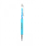 Pierres et Min&eacute;raux. Stylo min&eacute;raux Apatite bleu neon brut Madagascar. Couleur Bleu turquoise.