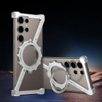 Z-kujuline alumiiniumsulamist raamita magnetklambriga telefoni&uuml;mbris Samsung S25 S24 Ultra S23 Ultra S22 Ultra p&otilde;rutuskindel Magsafe'i kaane jaoks Samsung S24 Ultra h&otilde;be