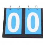 Kaasaskantav flip-spordi tulemustabel lauatennise korvpalli jaoks(3-kohaline punane sinine)