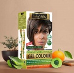 INDUS VALLEY - Natural Hair Colour | Damage Free Gel Hair Color For Women & Men | MEDIUM BROWN- 220ML