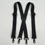 Meeste X-t&uuml;&uuml;pi 4 klipsiga elastsed traksid, 38mm, mustad konksu ja pandlaga.