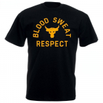 Meeste Project Rock Blood Sweat Respect graafiline T-s&auml;rk Meeste mood Vabaaja topid Hombre Suvi XS-4XL T-s&auml;rgid Roupas Masculinas M