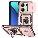 L&ouml;&ouml;gikindel Armor Funda Xiaomi Redmi Note 13 Pro 5G 4G libiseva objektiivi kaitsega telefoni&uuml;mbrisele Redmy Note13 Note13pro 5G tagakaanele Redmi Note 13 5G kuld