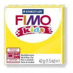 P&acirc;te Fimo Enfant - Fimo Kids Jaune - Marque FIMO - Pour Enfant &agrave; partir de 8 ans - 42g