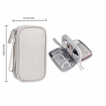 1 tk Roosa/hall/must/merepunane reisikaasaskantav digitaalse toote salvestuskott USB andmekaabli korraldaja peakomplekti laadimine aardekarbi kott