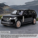 Uus 1:18 Land Rover Range Roveri mastaapsusmudel Maastikusulamist survevalu metallist simulatsioon miniauto mudel M&auml;ngupoiss, kingitus neljarattaline amortisatsioon must