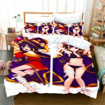 Jaapani multikas anime armsad t&uuml;drukud, seksikad Moden 3 tk pol&uuml;ester voodipesu komplektid &uuml;he kaheinimesevoodi tekikott ja 2 tk padjakate 135x200 cm