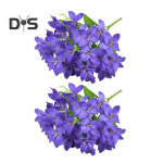 2 tk Kunstlik Liilia Lill 10 Haru 30 Pead Realistlik Kunstlik Siidist Lill UV-kindel Pulmapidu Sise- V&auml;listingimused Aed Hoov Kunstlikud Lilled Taimed roosa