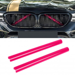 2 tk Eesmise iluv&otilde;re riba V-kujuline kile BMW 1, 2, 3, 4 seeriale F30 F31 F32 F34 F35 F36 FOR G20 G21 G28 G29 Toru Dekoratiivne Liist roosa punane v&auml;rv