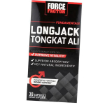 Pikalehine eur&uuml;koom, Longjack Tongkat Ali, Force Factor 30 kapslit (08641001) 30caps