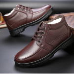 Talvised plusssuuruses meeste nahast pluss sametkingad K&otilde;rge &uuml;laosaga pluss sametist soojad villased saapad 39 tumesinine v&auml;rv