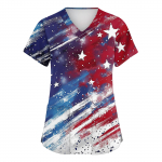 Naiste moodsad V-kaelusega l&uuml;hikeste varrukatega kombinesoonid taskutega, tr&uuml;kitud topid riided XXXXL