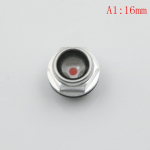 16mm-48mm male threaded metal air compressor oil level sight glass 16mm