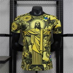 Suvine jalgpallitreeningu topp Brasiilia eriv&auml;ljaanne Jeesus Must Hall Jalgpallis&auml;rk T&auml;iskasvanud Lapsed V&auml;ljas Meeste T-s&auml;rgid Kuum Tipp 2XL
