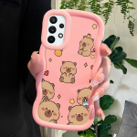 V&auml;rvitud mustriga Big Wave Edge pehmest silikoonmaterjalist Macaron telefoni&uuml;mbris, p&otilde;rutuskindel kaitsev kummist korpus Samsung Xiaomi Poco Redmi jaoks Redmi Note 9 must