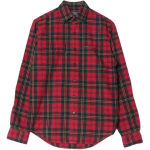 Polo Ralph Lauren Ruuduline N&ouml;&ouml;p-Kaelusega Pikkade Varrukate S&auml;rk Meeste s&auml;rgid Punane MNPOWOV16823767-600 S