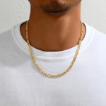 Kuuba kaelakee: Unisex SHINE Hip-Hop Trendikas K&otilde;igega Sobiv Aksessuaar Silver 40cm