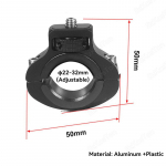 Spordikaamera kinnitus mootorratta jaoks Go Pro Hero 13 12 11 10 9 Insta 360 X4 X3 GO 3 3S jaoks, moto, jalgratta juhtraua kinnitus