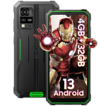 Renoveeritud Blackview BV4800 nutitelefon 2/4GB 32/64GB 5180mAh Andriod 13 vastupidav telefon 2GB+32GB roheline