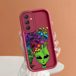 Pehme silikoonist ruudukujulise redeliga printimismustriga telefoni korpus T&auml;iskaanega kaamera p&otilde;rutuskindel kaitse kummist &uuml;mbris Samsungile Samsung A03S must