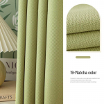 Dolly pimendavad žakaarkardinad: Kahepoolne puuvillane linane, soojusisolatsioon, kohandatav elutoa ja magamistoa jaoks High-temperature shaping per meter