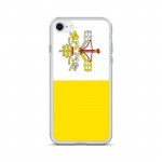 Coque &ndash; PIXELFORMA &ndash; iPhone 8 &ndash; Drapeau du Vatican &ndash; T&auml;ielik kaitse &ndash; Silikoonist supp