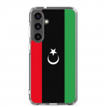 Coque T&eacute;l&eacute;phone &ndash; Samsung &ndash; Galaxy S24 Ultra &ndash; Drapeau Libye &ndash; Souple &ndash; mitmev&auml;rviline