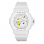 Casio Baby-G Analoogne M&auml;nguliste S&uuml;dametega Seeria Valge Tihvtikell Kvarts BGA-10-7A 100M Naiste Kell valge