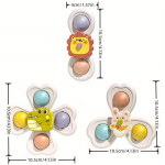 V&auml;rviline beebin&auml;rimislelu koomiksloomade kujundusega, ohutu, ABS-materjalist, mittetoksiline 0&ndash;1-aastastele, ideaalne lauale, autosse ja voodisse, beebin&auml;rimislelu