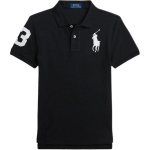 Polo Ralph Lauren Polo s&auml;rk logotikandiga L&uuml;hike varrukas Laste pealsed Must 323708861-111 S