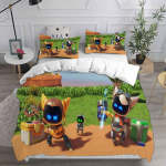 ASTRO BOT Voodikomplektid Voodikate Tekk Voodikate Padjap&uuml;&uuml;r 2-3-osalised komplektid Laste T&auml;iskasvanute Magamistoa Kaunistus Laste Kingitused US Twin173x218cm