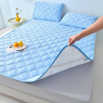 Hingav jahutav madratsimatt - pehme, masinpestav suvine voodipesu (1,5 m/1,8 m) 0.9*2m gray