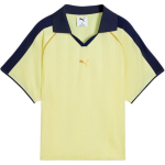 Puma T7 Relaxed Jalgpalli Polo Vintage Spordibr&auml;ndi Logo L&uuml;hikeste Varrukatega T-s&auml;rk Naiste Topid 633973-35 S