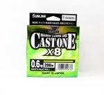 Sunline P.E Line X8 Cast One HG 200M P.E 0.6 10lb Hele Roheline (8736)