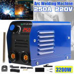 3200W DC 220V 250A ZX7-250 Kaarkeevitusmasin Kodumajapidamise Puhas Vask Kaasaskantav Keevitusinverter Elektri keevitust&ouml;&ouml;riist keevitusmasin upgrade